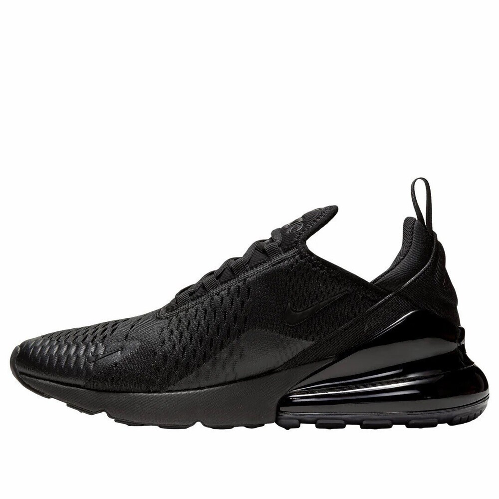 Size 15 Nike Air Max 270 Triple Black Running Training Workout Casual AH8050-005